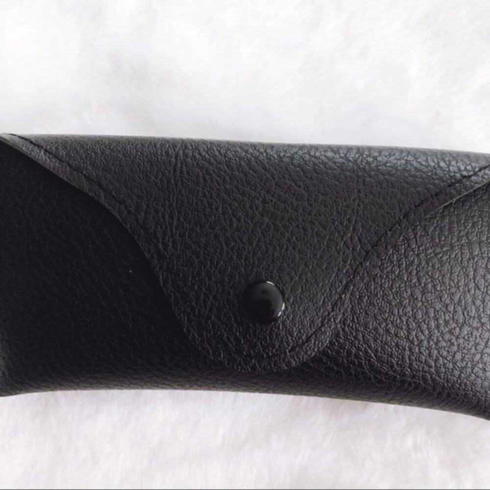 Wyatt Black Faux Leather Sunglass Case - Picture 9 of 9